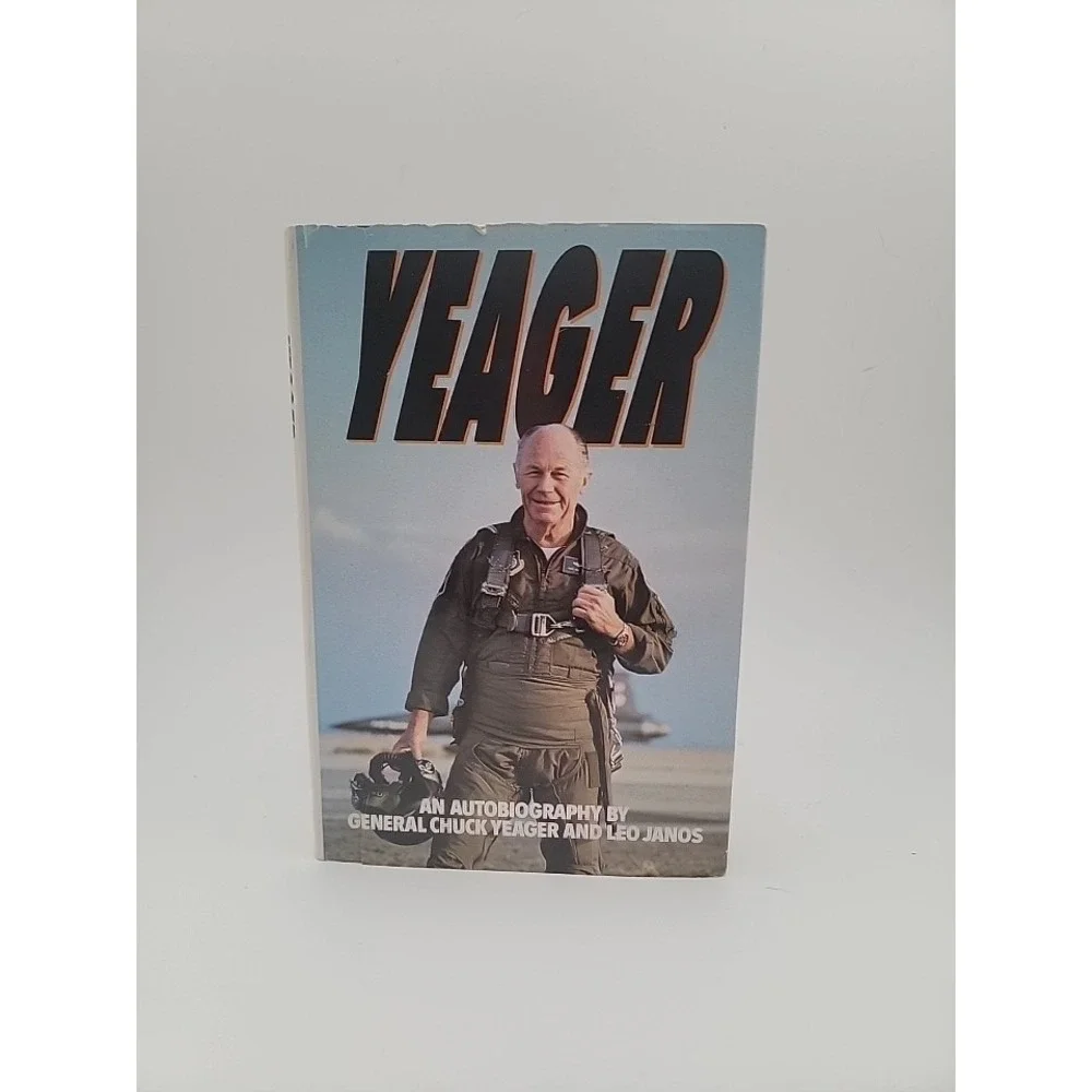 Chuck‎ Yeager Yeager An Autobiography Hardcover 1st Edition 1985 Aviation Good